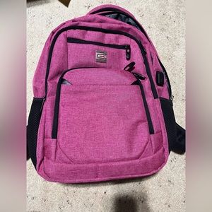 Pink book bag